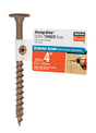 Simpson Strong-Tie Strong-Drive SDWS SDWS22400DB-RP1 Timber Screw, 4 in L, Serrated Thread, Washer Head, Tan, Steel, Pack of 40