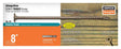 Simpson Strong-Tie Strong-Drive SDWS SDWS22800DB-R50 Timber Screw, 8 in L, Serrated Thread, Washer Head, Steel, Tan