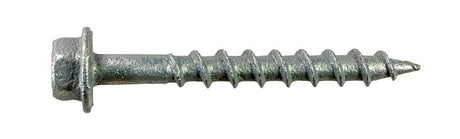 Simpson Strong-Tie Strong-Drive SD SD9112R100 Connector Screw, #9 Thread, 1-1/2 in L, Hex Head, Serrated Thread