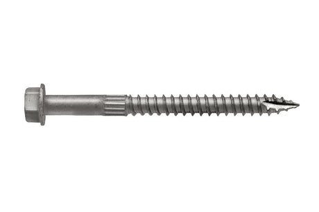 Simpson Strong-Tie Strong-Drive SDS SDS25300MB Connector Screw, 3 in L, Serrated Thread, Hex Head, Hex Drive, Steel
