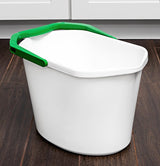 Libman 255 Utility Bucket, 3.5 gal, Polypropylene, White