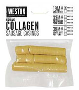 Weston 19-0111-W Collagen Sausage Casing Vacuum Bag, Clear