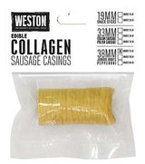 Weston 19-0113-W Collagen Sausage Casing Vacuum Bag, Specifications: 15 lb Yield