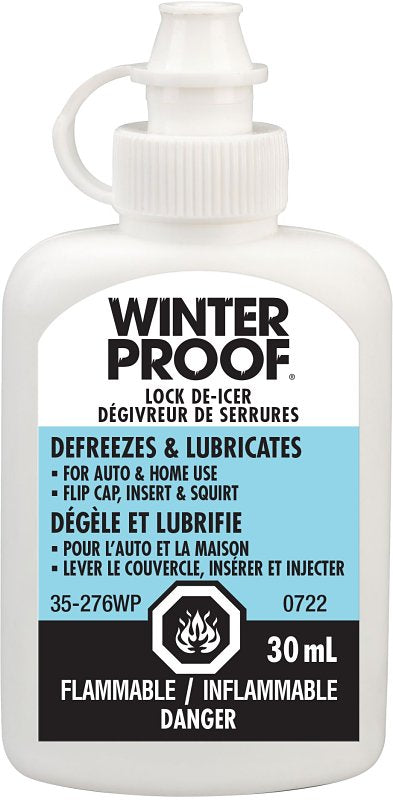 WinterProof 35-276WP Lock De-Icer, 30 mL Bottle, Liquid