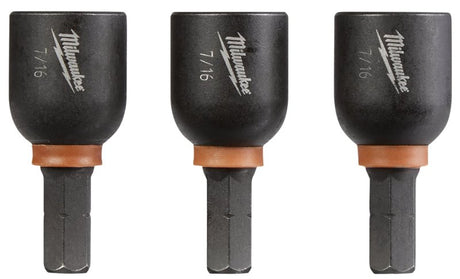 Milwaukee 49-66-4516 Nut Driver, 7/16 in Drive, 1-1/2 in OAL, Magnetic