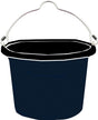 Fortex-Fortiflex FB-108 Series FB-108BX Bucket, 8 qt Volume, Rubber/Polyethylene, Black