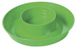 Little Giant 742LIMEGREEN Screw-On Base, 6 in Dia, 1-1/2 in H, 1 qt Capacity, Plastic, Lime Green