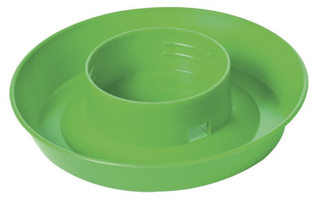 Little Giant 742LIMEGREEN Screw-On Base, 6 in Dia, 1-1/2 in H, 1 qt Capacity, Plastic, Lime Green