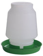 Little Giant 7506LIMEGREEN Poultry Fount, 1 gal Capacity, Plastic, Lime Green, Screw-On Mounting