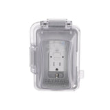TayMac Extra Duty Series MG420CS Complete In-Use Cover Kit, 3.01 in L, 4.53 in W, 1-Gang, Aluminum, Clear