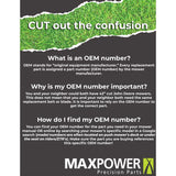MaxPower 21 in. Mulching Mower Blade For Walk-Behind Mowers 1 pk
