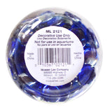 Mosser Lee Elegant Blue Gems Blue Decorative Glass Vase Filler 2.2 lb