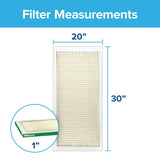 Filtrete 722-4 Air Filter, 30 in L, 20 in W, 8 MERV, 700 MPR, Pack of 4