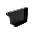 Amerimax 2500635 K-Style Gutter End, 5 in L, 1/4 in W, Aluminum, Black