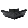 Euramax 2500235 Gutter Outside Corner, Aluminum, Black
