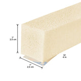 M-D 03166 Expandable Weatherseal, 1 in W, 13 ft L, 1 in Thick, Foam, Neutral