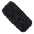 Libman 927 Extra Large Microfiber Dust Mop Refill, 9 in W Head, 18 in L Head, Microfiber Head, Cut End, Black