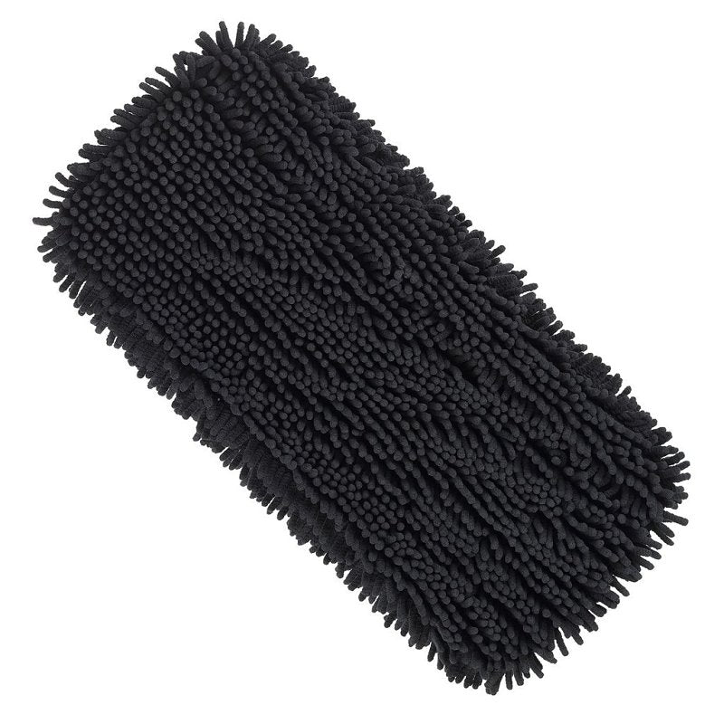 Libman 927 Extra Large Microfiber Dust Mop Refill, 9 in W Head, 18 in L Head, Microfiber Head, Cut End, Black