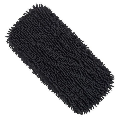 Libman 927 Extra Large Microfiber Dust Mop Refill, 9 in W Head, 18 in L Head, Microfiber Head, Cut End, Black