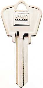 Hy-Ko 11010AR4 Key Blank, Brass, Nickel, For: Arrow Cabinet, House Locks and Padlocks, Pack of 10