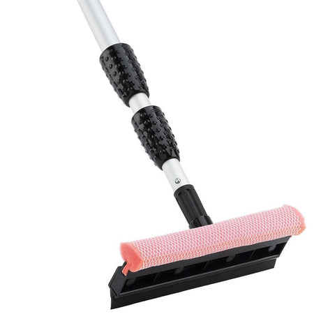 Libman 188 Window Washer, Sponge Head, 90 in L, Black