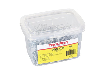 Toolpro TP05095 Pull Rivet, 0.275 in L, Aluminum, 1/8 in Head