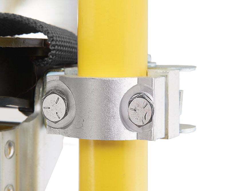 Toolpro TP02440 Adjustable Stilts, 225 lb, 24 in Min H, 40 in Max H, Magnesium, Yellow, Pack of 2