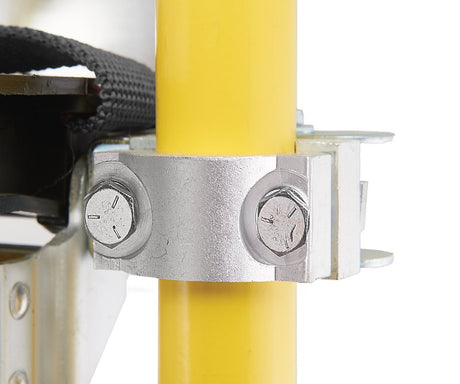 Toolpro TP02440 Adjustable Stilts, 225 lb, 24 in Min H, 40 in Max H, Magnesium, Yellow, Pack of 2