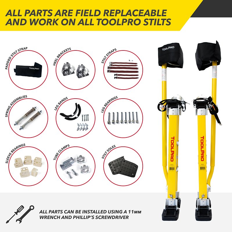 Toolpro TP02459 Stilt Repair Kit, For: Toolpro Stilts