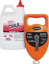 Keson G1303R Chalk Line Reel, 3 lb Chalk Capacity, 130 ft L Line
