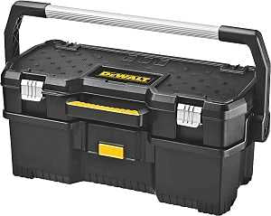 DEWALT DWST24070 Tool Tote with Power Tool Case, 77 lb, Resin, Black