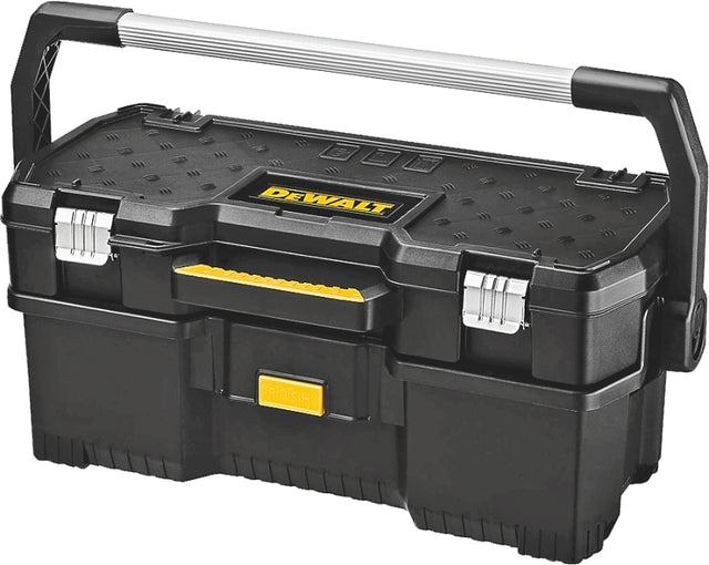 DEWALT DWST24070 Tool Tote with Power Tool Case, 77 lb, Resin, Black