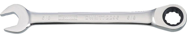 DEWALT DWMT72295OSP Combination Wrench, SAE, 5/8 in Head, 7-15/16 in L, Chrome, Comfort-Grip Handle