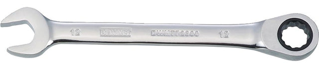 DEWALT DWMT72300OSP Combination Wrench, Metric, 12 mm Head, 6-3/32 in L, 12-Point, Chrome, Comfort-Grip Handle