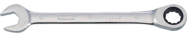 DEWALT DWMT72305OSP Combination Wrench, Metric, 17 mm Head, 8-25/32 in L, 12-Point, Chrome, Comfort-Grip Handle