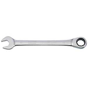 DEWALT DWMT72307OSP Combination Wrench, Metric, 19 mm Head, 9-11/16 in L, 12-Point, Chrome, Comfort-Grip Handle