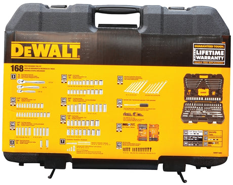 DEWALT DWMT73803 Mechanic's Tool Set, 168-Piece