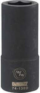 DEWALT DWMT74138OSP Impact Socket, 15/16 in Socket, 3/4 in Drive, 6-Point, CR-440 Steel, Black Oxide