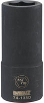 DEWALT DWMT74138OSP Impact Socket, 15/16 in Socket, 3/4 in Drive, 6-Point, CR-440 Steel, Black Oxide