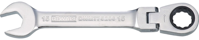 DEWALT DWMT75206OSP Combination Wrench, Metric, 15 mm Head, 6-21/32 in L