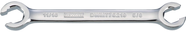 DEWALT DWMT75219OSP Open End Wrench, 5/8 x 11/16 in W Open End, SAE, Steel