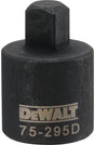 DEWALT DWMT75295OSP Reducing Impact Adapter, 3/4 in Drive, Female Drive, 1/2 in Output Drive, Male Output Drive