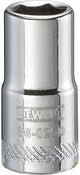 DEWALT DWMT86025OSP Hand Socket, 9/32 in Socket, 1/4 in Drive, 6-Point, Vanadium Steel, Polished Chrome