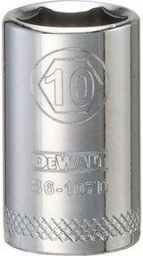 DEWALT DWMT86108OSP Hand Socket, 11 mm Socket, 1/4 in Drive, 6-Point, Vanadium Steel, Polished Chrome