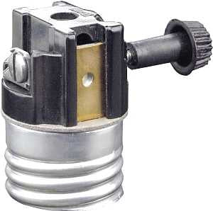 Leviton 10083-M Lamp Holder, 250 V, 250 W, Phenolic Housing Material