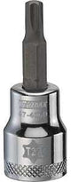 DEWALT DWMT87406OSP Torx Bit Socket, T27 Tip, 3/8 in Drive, Polished Chrome Vanadium