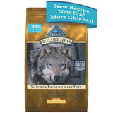 Blue Buffalo Wilderness Adult Chicken Dry Dog Food Grain Free 24 lb