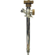 B & K 104-843HC Anti-Siphon Frost-Free Sillcock Valve, Brass Body, 6 in L, 1/2 x 3/4 in, MPT x Hose, 125 psi, Chrome