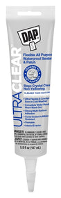 DAP 18387 All-Purpose Caulk, Clear, 7 days Curing, 20 to 120 deg F, 5 fl-oz Tube