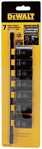 DEWALT DWMT74453OSP Socket Set, Includes: 13 mm, 14 mm, 15 mm, 17 mm, 18 mm, 19 mm Sockets